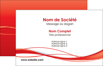 faire carte de visite rouge couleur couleurs MLGI70482
