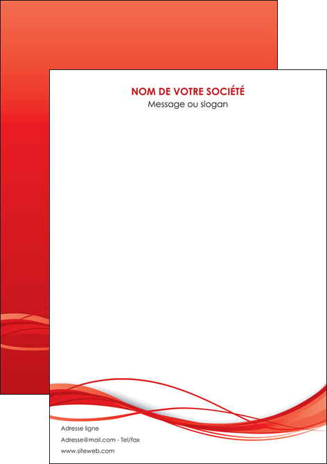impression flyers rouge couleur couleurs MLGI70484