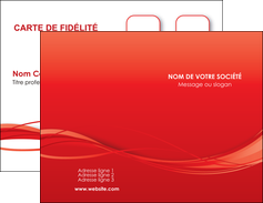 imprimer carte de visite rouge couleur couleurs MLGI70492
