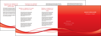 imprimerie depliant 4 volets  8 pages  rouge couleur couleurs MLGI70526