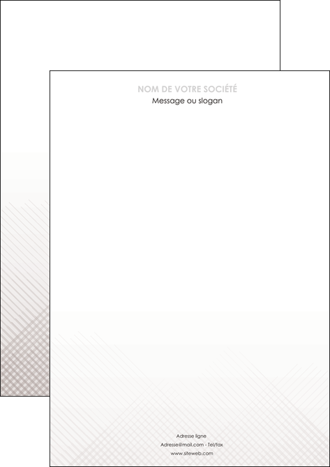 exemple affiche gris simple sobre MFLUOO70704