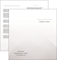 creation graphique en ligne depliant 2 volets  4 pages  gris simple sobre MFLUOO70728