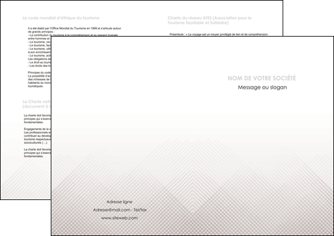 personnaliser maquette depliant 2 volets  4 pages  gris simple sobre MFLUOO70740
