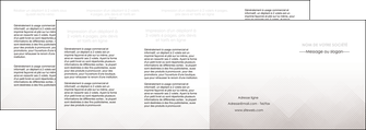 maquette en ligne a personnaliser depliant 4 volets  8 pages  gris simple sobre MFLUOO70748