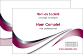 imprimer carte de visite web design rose fushia couleur MLGI70760