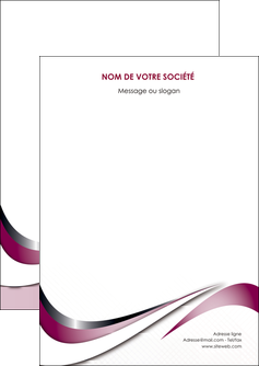 creer modele en ligne flyers web design rose fushia couleur MIFBE70764