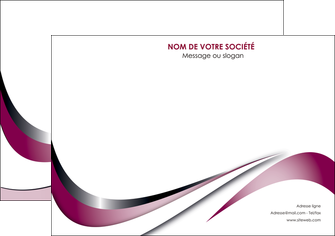 personnaliser modele de affiche web design rose fushia couleur MIFBE70782