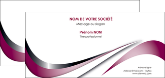 realiser carte de correspondance web design rose fushia couleur MIFBE70798