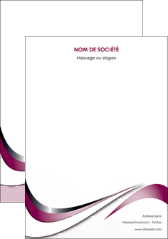 personnaliser maquette affiche web design rose fushia couleur MIFBE70802