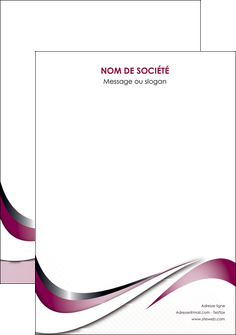 faire modele a imprimer flyers web design rose fushia couleur MIFBE70806