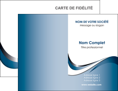 imprimer carte de visite web design bleu fond bleu couleurs pastels MLIG70822