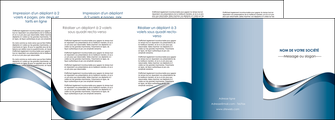 faire depliant 4 volets  8 pages  web design bleu fond bleu couleurs pastels MLIG70856