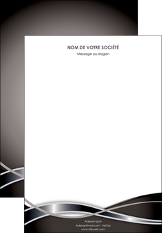 exemple affiche web design noir fond gris simple MLIG70974
