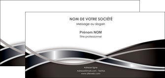 modele carte de correspondance web design noir fond gris simple MLIG71006
