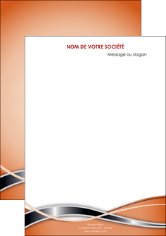 impression affiche web design orange fond orange gris MIDBE71028