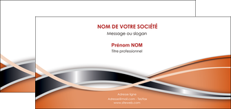 realiser carte de correspondance web design orange fond orange gris MIDBE71058