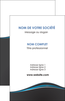 cree carte de visite gris gris fonce mat MLGI71208