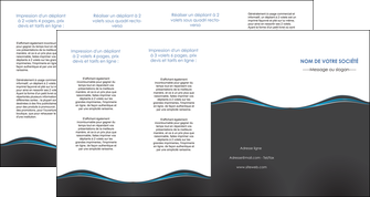 creation graphique en ligne depliant 4 volets  8 pages  gris gris fonce mat MLGI71244