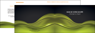 impression depliant 2 volets  4 pages  espaces verts vert vert pastel fond vert pastel MLGI71430