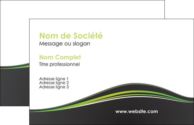 cree carte de visite web design gris gris metallise fond gris metallise MLIGCH71466