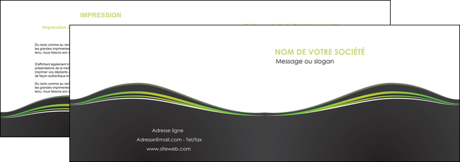 exemple depliant 2 volets  4 pages  web design gris gris metallise fond gris metallise MLIGCH71484