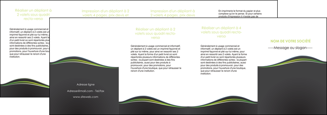 imprimer depliant 4 volets  8 pages  web design gris gris metallise fond gris metallise MLIGCH71516