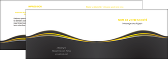 modele en ligne depliant 2 volets  4 pages  web design gris gris fonce mat MLIG71534