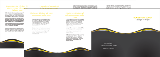 maquette en ligne a personnaliser depliant 4 volets  8 pages  web design gris gris fonce mat MIDBE71562