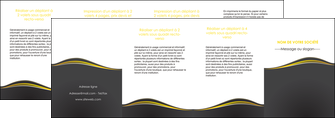 faire modele a imprimer depliant 4 volets  8 pages  web design gris gris fonce mat MLIG71568