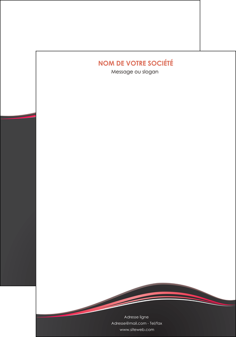 personnaliser modele de affiche web design gris gris fonce mat MIDBE71576