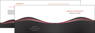 imprimer depliant 2 volets  4 pages  web design gris gris fonce mat MFLUOO71586