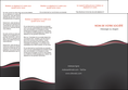 faire depliant 3 volets  6 pages  web design gris gris fonce mat MLGI71596