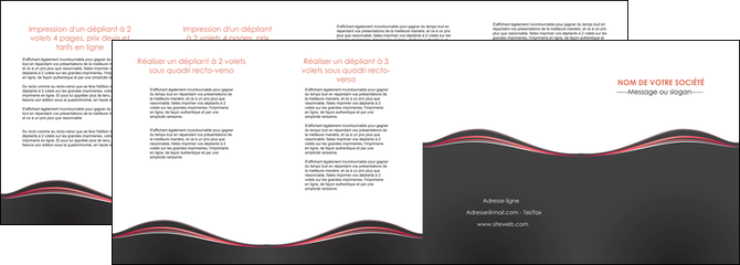 creation graphique en ligne depliant 4 volets  8 pages  web design gris gris fonce mat MFLUOO71614