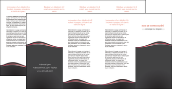 cree depliant 4 volets  8 pages  web design gris gris fonce mat MFLUOO71618