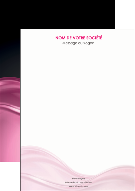 cree affiche metiers de la cuisine rose fond rose tendre MIDLU71850