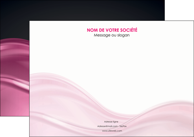 creation graphique en ligne affiche metiers de la cuisine rose fond rose tendre MIDLU71864