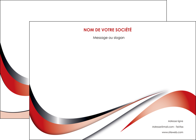 exemple affiche web design rouge fond rouge couleur chaude MIDBE72122