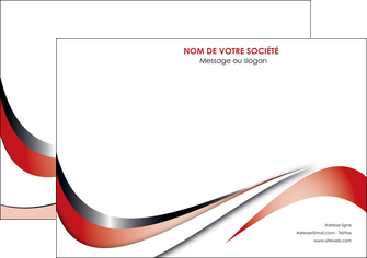 modele affiche web design rouge fond rouge couleur chaude MIDBE72124
