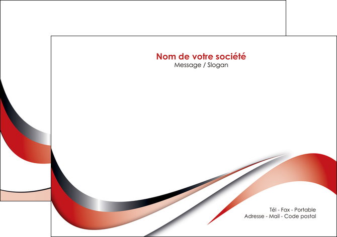 modele flyers web design rouge fond rouge couleur chaude MIDBE72126