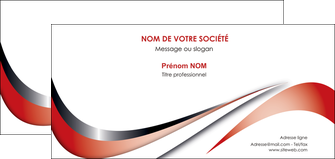modele carte de correspondance web design rouge fond rouge couleur chaude MIDBE72140