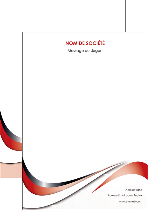 faire affiche web design rouge fond rouge couleur chaude MIDBE72144