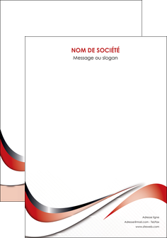 exemple flyers web design rouge fond rouge couleur chaude MIDBE72148