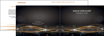 realiser depliant 2 volets  4 pages  abstrait abstraction design MFLUOO72222
