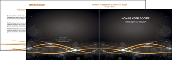 impression depliant 2 volets  4 pages  abstrait abstraction design MFLUOO72224