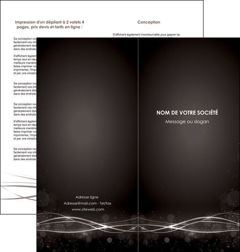 faire modele a imprimer depliant 2 volets  4 pages  abstrait abstraction design MFLUOO72308