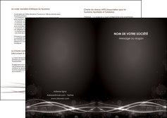 realiser depliant 2 volets  4 pages  abstrait abstraction design MFLUOO72320
