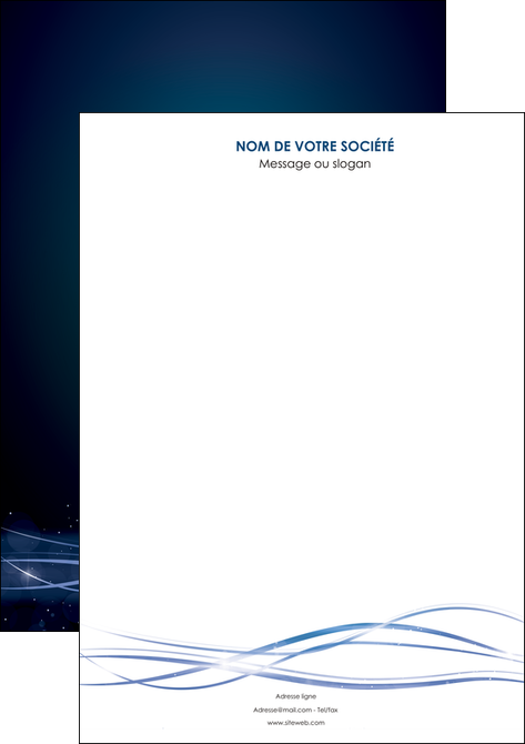 faire affiche fond  bleu couleurs froides structure en bleu MFLUOO72336