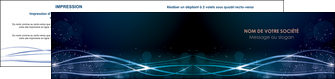 realiser depliant 2 volets  4 pages  fond  bleu couleurs froides structure en bleu MFLUOO72368