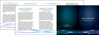 modele en ligne depliant 4 volets  8 pages  fond  bleu couleurs froides structure en bleu MFLUOO72380