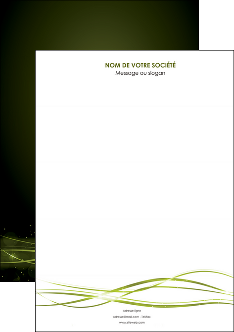 realiser affiche fond vert structure en vert abstrait MLGI72388